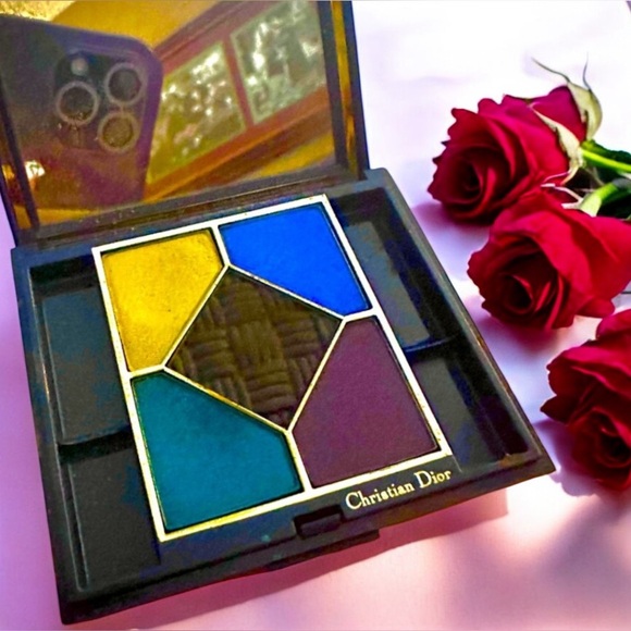 DIOR 1980’s Vintage 5 COULEURS EYESHADOW PALETTE 202 IMAGES - Picture 5 of 6
